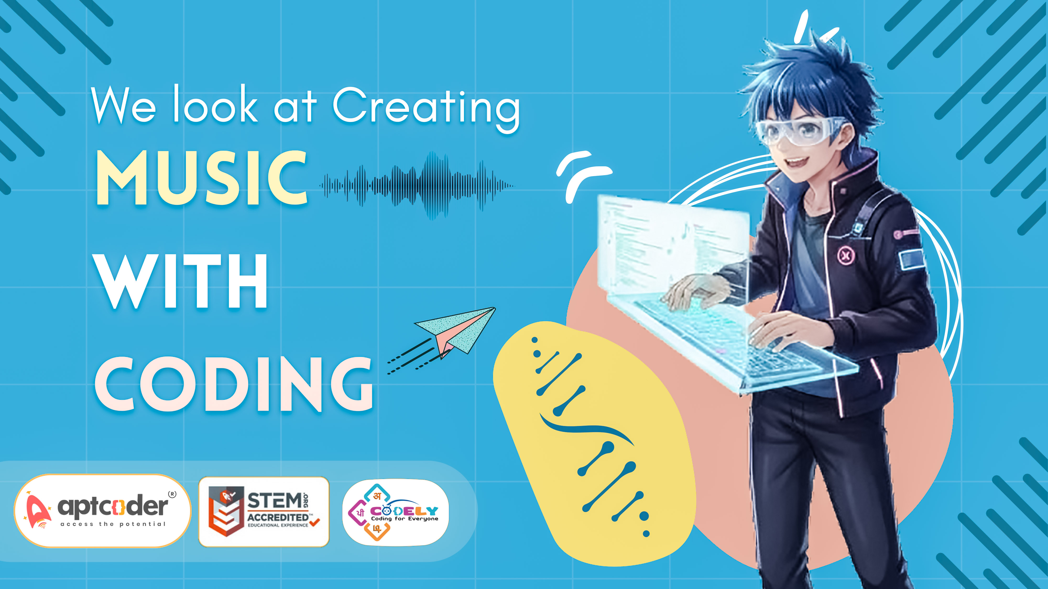 We look at creating music with coding