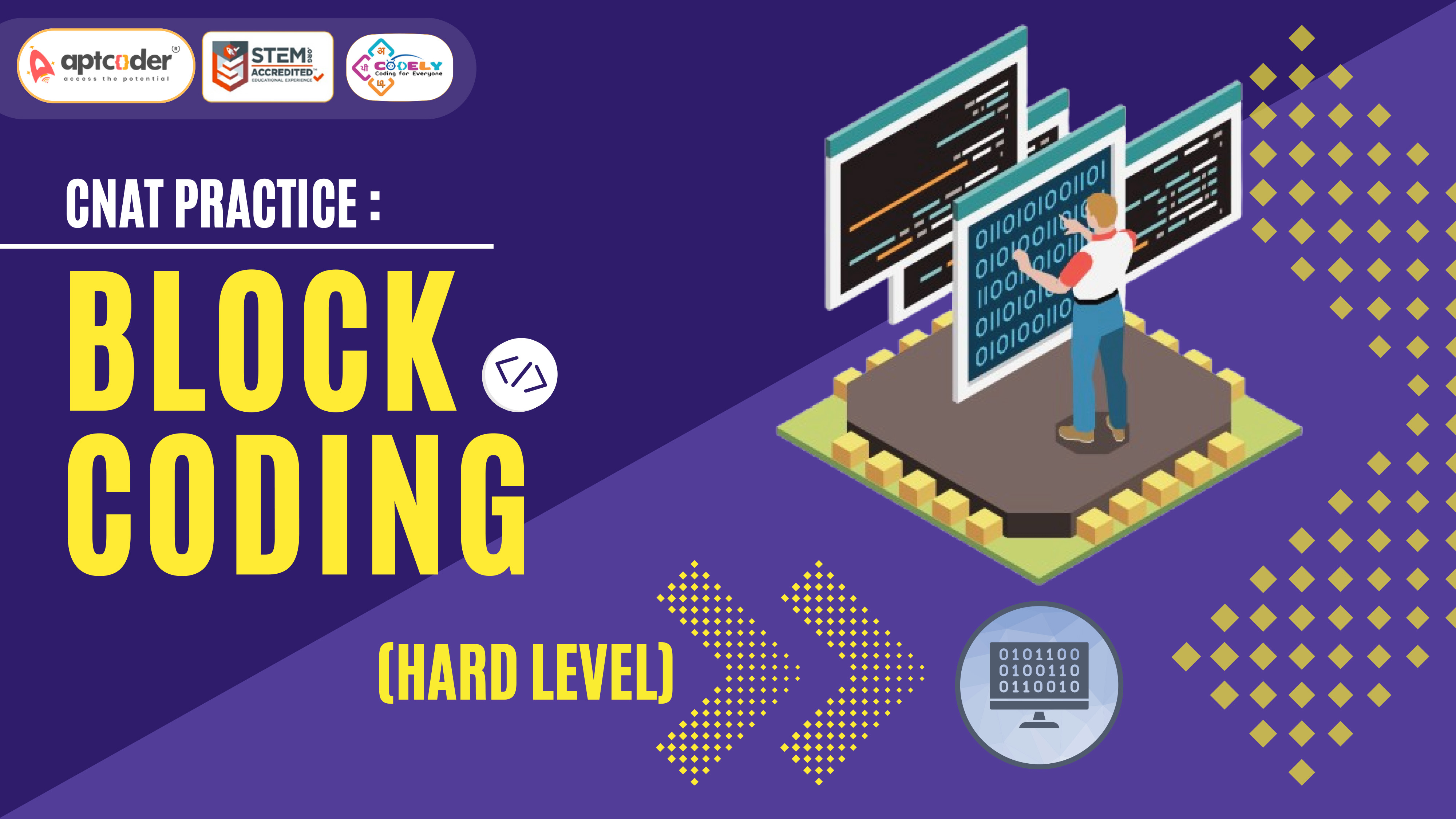 CNAT Practice: Block Coding (Hard Level)